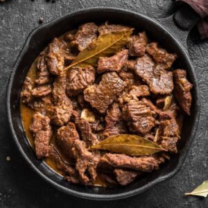Stew - a delicious string meat recipe the grandmother's way